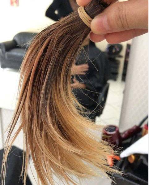 Doação de cabelo