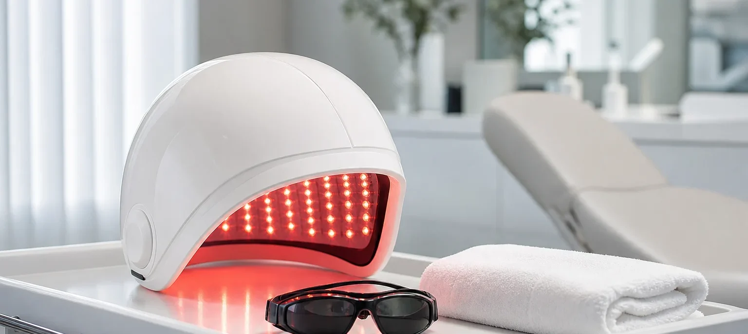 Laser capilar e LED para queda de cabelo: a fotobiomodulação funciona?