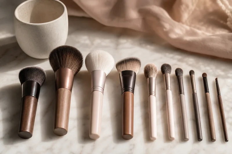 Tipos de pincéis de maquiagem: para que serve cada um e kit essencial